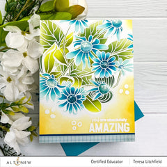 Stamp & Die & Stencil Bundle Doodle Bouquet