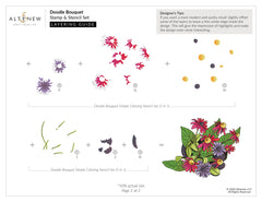 Stamp & Die & Stencil Bundle Doodle Bouquet