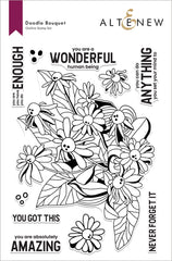 Stamp & Die & Stencil Bundle Doodle Bouquet