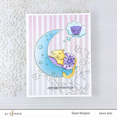 Stamp & Die & Stencil Bundle Dreamy Cat
