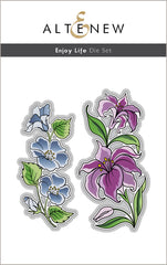 Stamp & Die & Stencil Bundle Enjoy Life