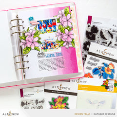 Stamp & Die & Stencil Bundle Exotic Plumerias