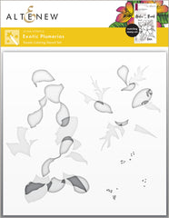 Stamp & Die & Stencil Bundle Exotic Plumerias