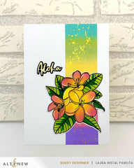 Stamp & Die & Stencil Bundle Exotic Plumerias