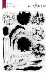 Stamp & Die & Stencil Bundle Exotic Tulips