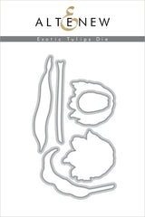 Stamp & Die & Stencil Bundle Exotic Tulips