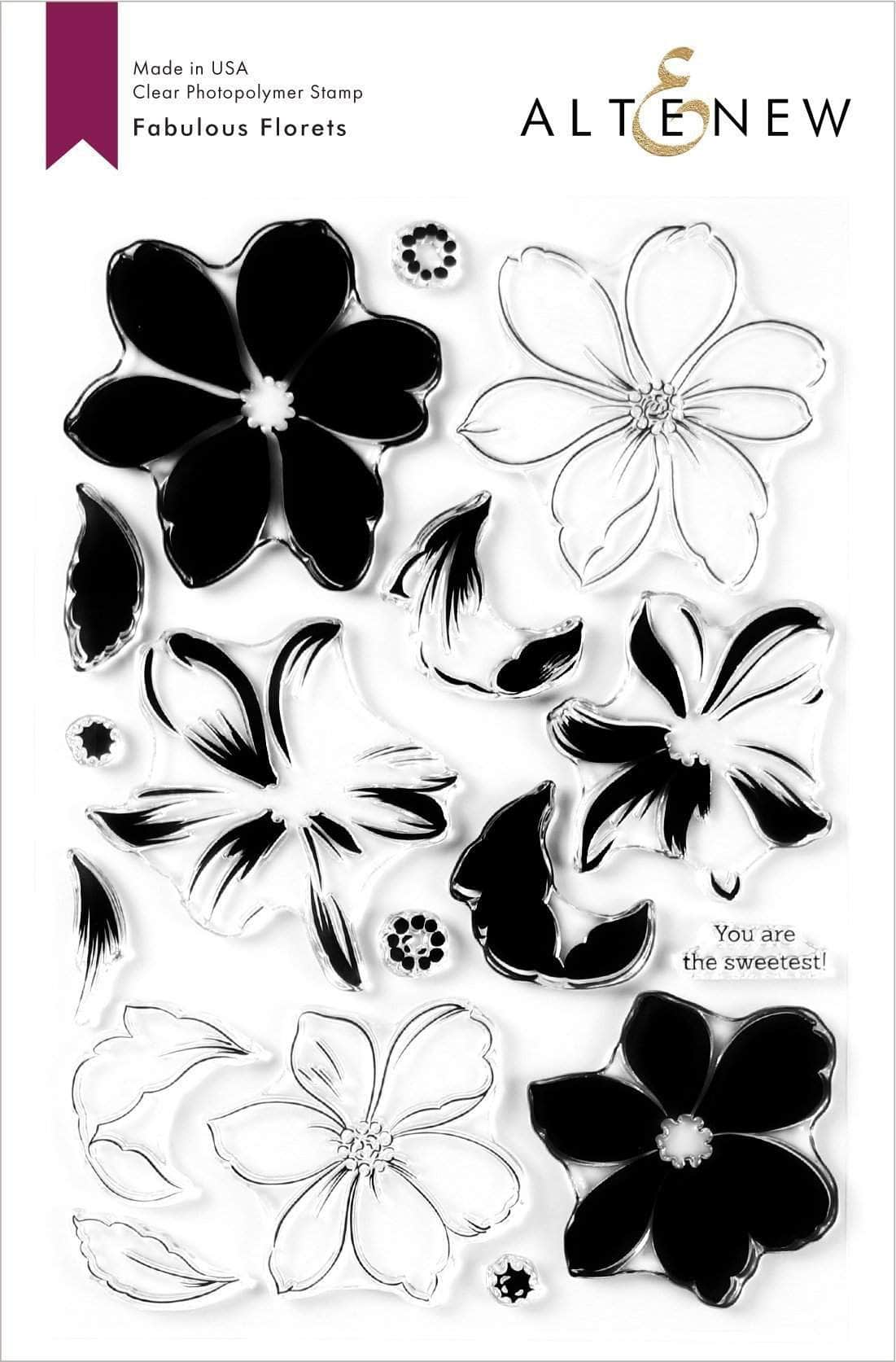 Stamp & Die & Stencil Bundle Fabulous Florets