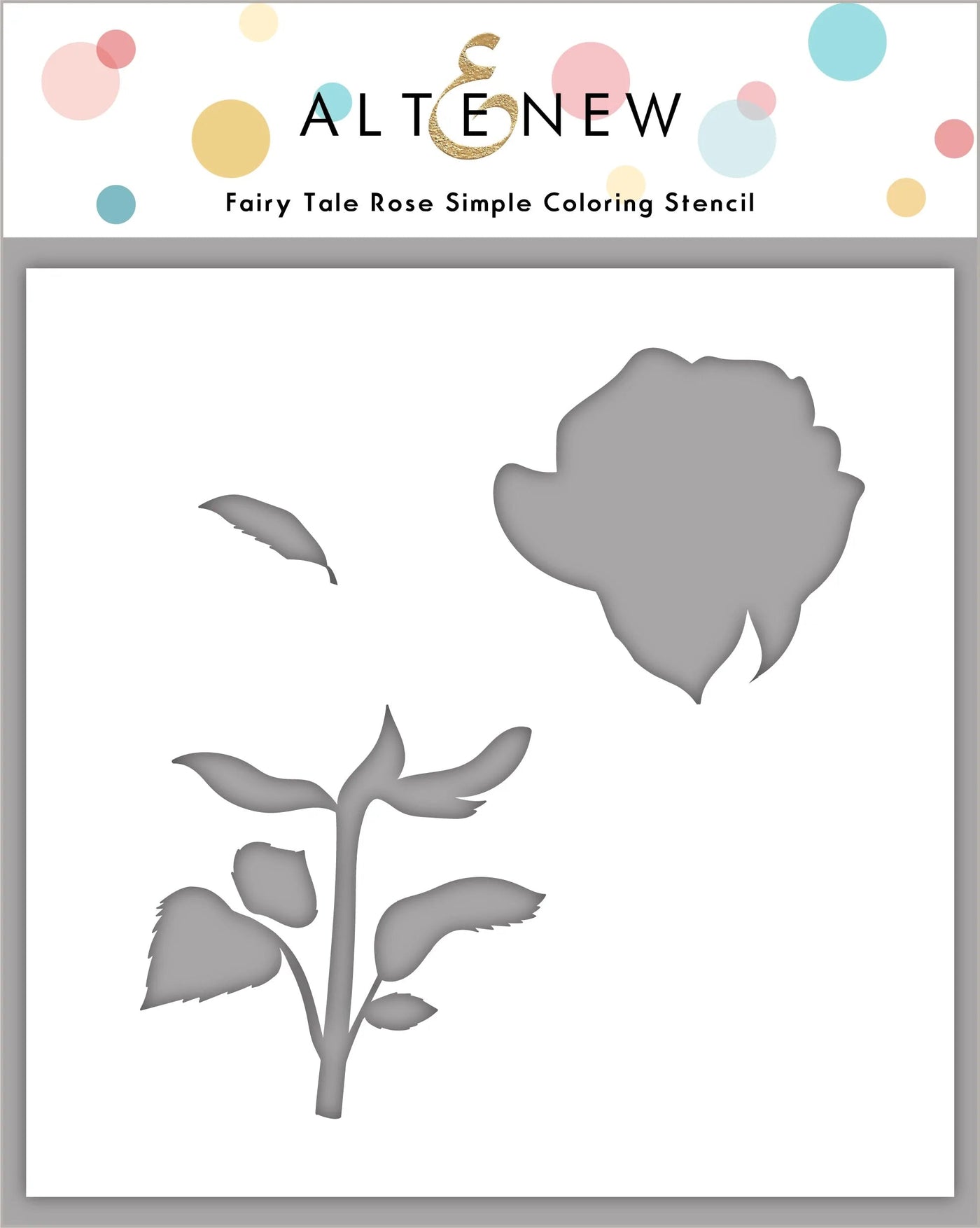 Stamp & Die & Stencil Bundle Fairy Tale Rose