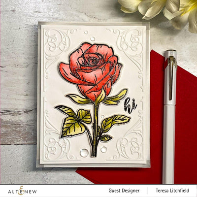 Stamp & Die & Stencil Bundle Fairy Tale Rose