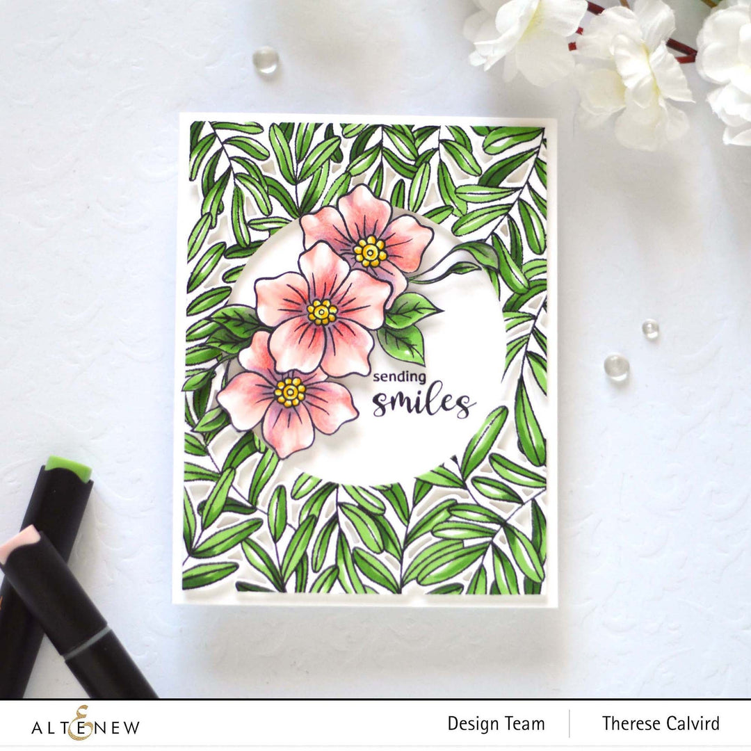 Stamp & Die & Stencil Bundle Floral Henna