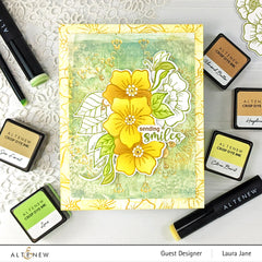 Stamp & Die & Stencil Bundle Floral Henna