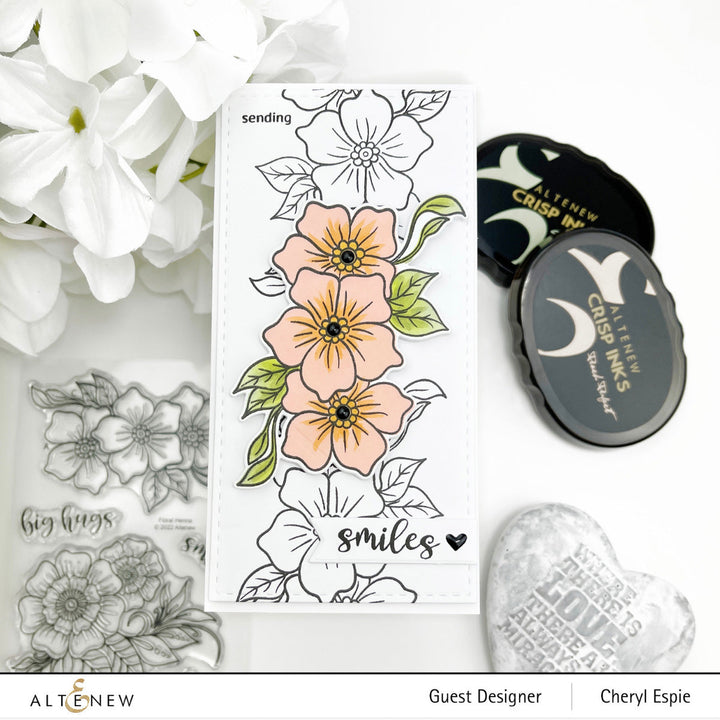 Stamp & Die & Stencil Bundle Floral Henna
