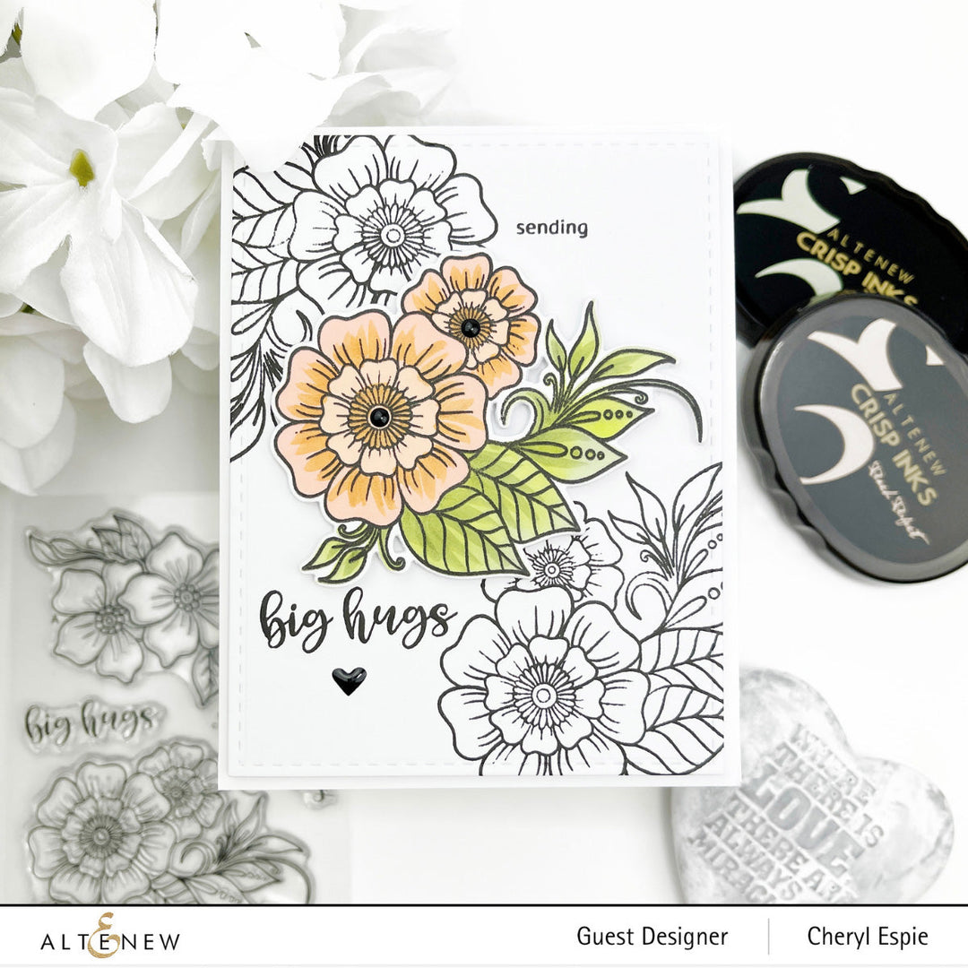 Stamp & Die & Stencil Bundle Floral Henna
