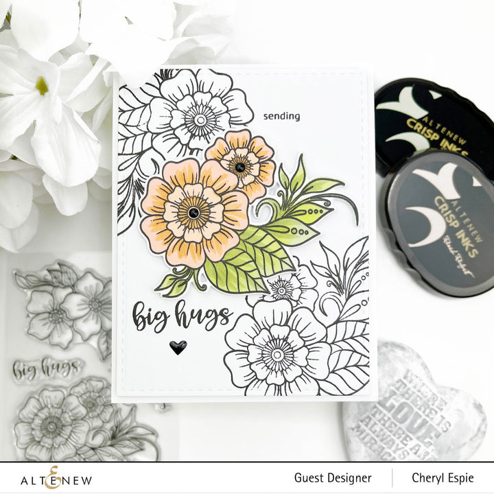 Stamp & Die & Stencil Bundle Floral Henna