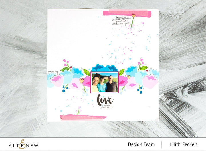 Stamp & Die & Stencil Bundle Floral Minimalism