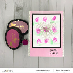 Stamp & Die & Stencil Bundle Floral Sprig