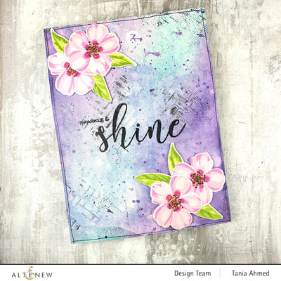 Stamp & Die & Stencil Bundle Flowering Cistus