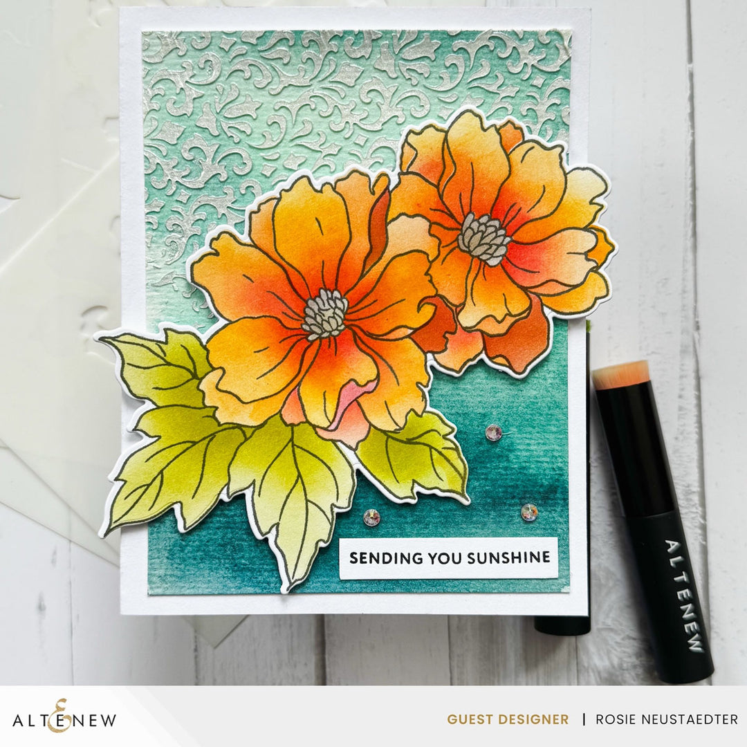 Stamp & Die & Stencil Bundle Flowers & Flourishes