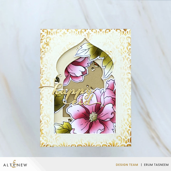 Stamp & Die & Stencil Bundle Flowers & Flourishes