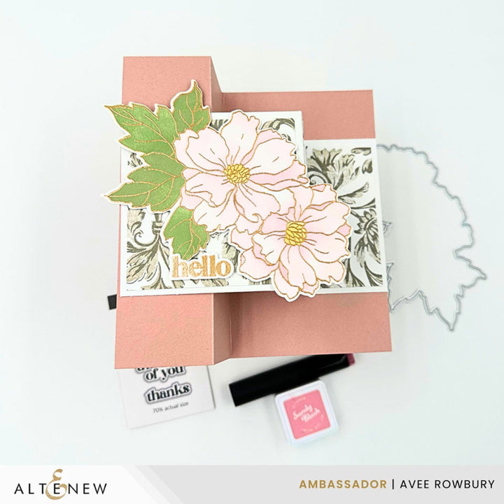 Stamp & Die & Stencil Bundle Flowers & Flourishes
