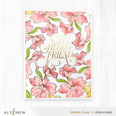 Stamp & Die & Stencil Bundle Flowers & Flourishes
