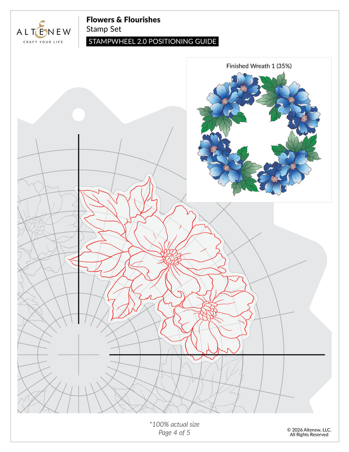 Stamp & Die & Stencil Bundle Flowers & Flourishes