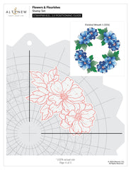 Stamp & Die & Stencil Bundle Flowers & Flourishes