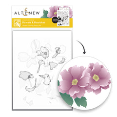 Stamp & Die & Stencil Bundle Flowers & Flourishes