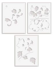 Stamp & Die & Stencil Bundle Flowers & Flourishes