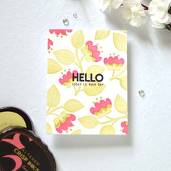Stamp & Die & Stencil Bundle Folk Flowers