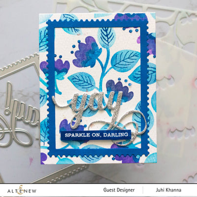 Stamp & Die & Stencil Bundle Folk Flowers