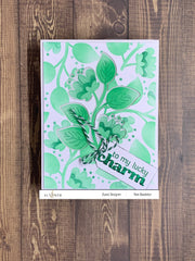 Stamp & Die & Stencil Bundle Folk Flowers