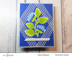 Stamp & Die & Stencil Bundle Folk Flowers