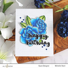 Stamp & Die & Stencil Bundle Gardenia Duo