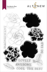 Stamp & Die & Stencil Bundle Gardenia Duo