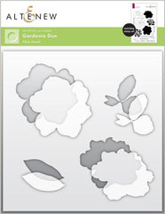 Stamp & Die & Stencil Bundle Gardenia Duo
