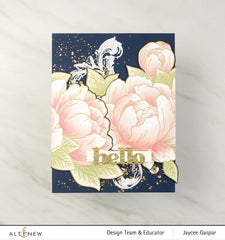 Stamp & Die & Stencil Bundle Gracious Peonies