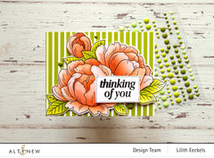 Stamp & Die & Stencil Bundle Gracious Peonies