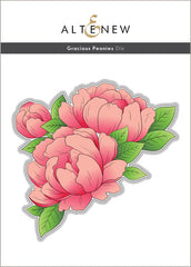 Stamp & Die & Stencil Bundle Gracious Peonies