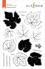 Stamp & Die & Stencil Bundle Grape Leaves