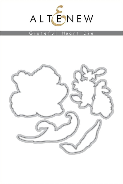 Stamp & Die & Stencil Bundle Grateful Heart