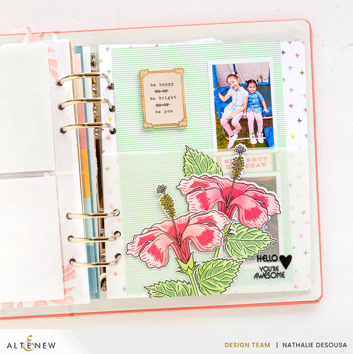 Stamp & Die & Stencil Bundle Hibiscus Motif