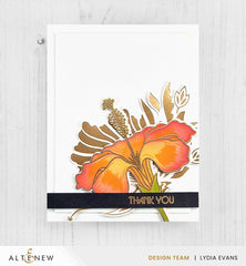 Stamp & Die & Stencil Bundle Hibiscus Motif