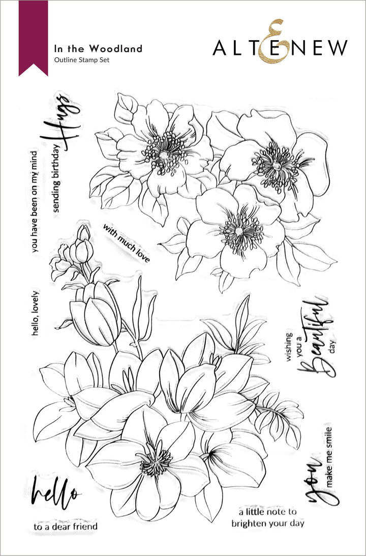 Stamp & Die & Stencil Bundle In The Woodland