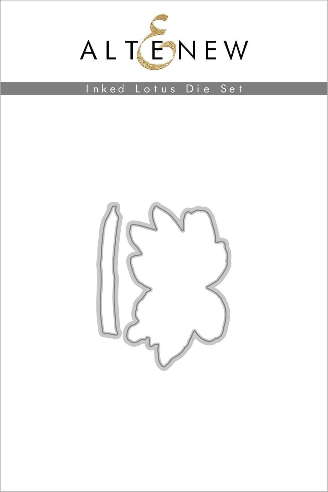 Stamp & Die & Stencil Bundle Inked Lotus