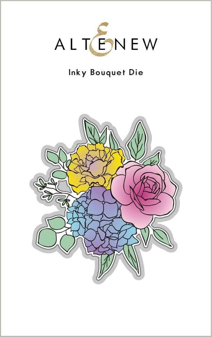 Stamp & Die & Stencil Bundle Inky Bouquet