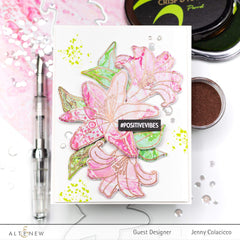 Stamp & Die & Stencil Bundle Inky Lily