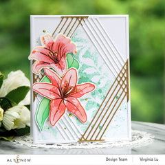 Stamp & Die & Stencil Bundle Inky Lily