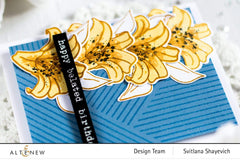 Stamp & Die & Stencil Bundle Inky Lily