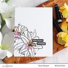 Stamp & Die & Stencil Bundle Inky Lily